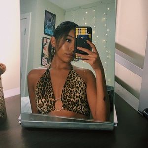 Sexy Cheetah Halter Top